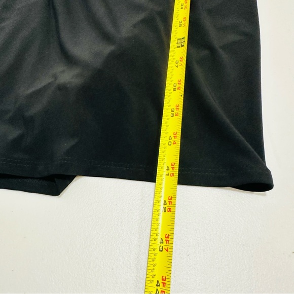 Lauren Ralph Lauren Black Matte Jersey Long Sleeve Faux Wrap Dress - Size 6 - Picture 11 of 12